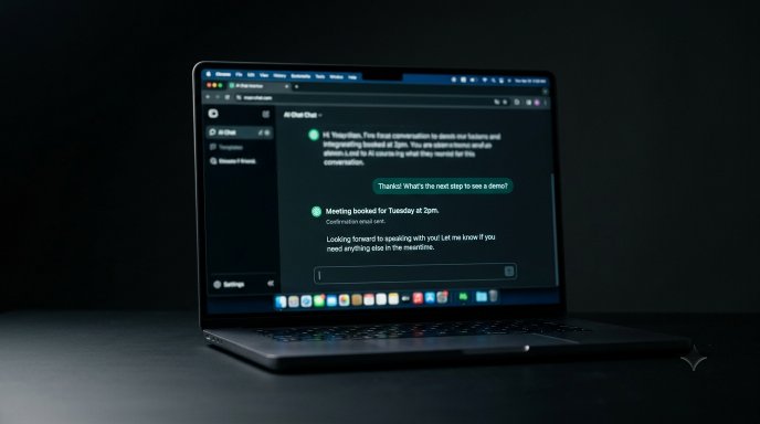 Woman with laptop